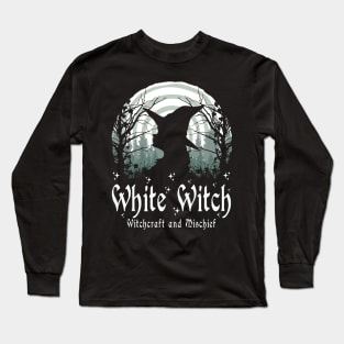 Wiccan Witchcraft - White Witch Long Sleeve T-Shirt